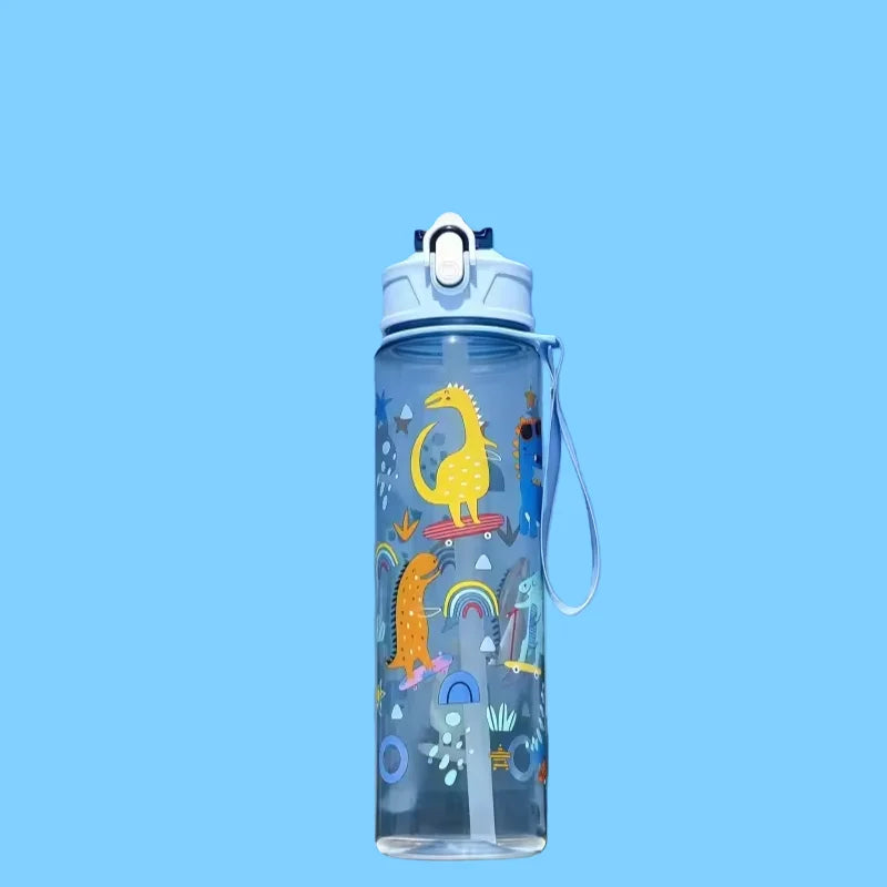 Garrafa de água squeeze 800ml academia esporte em fundo branco
