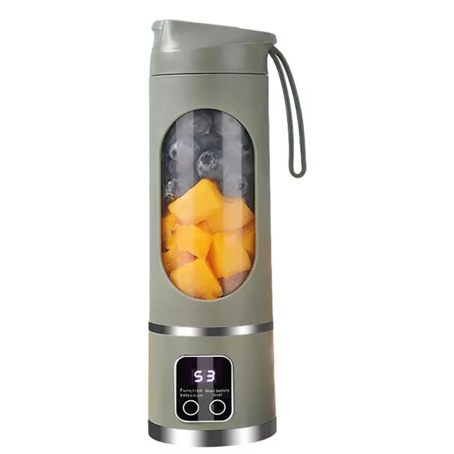 Mixer portátil USB com display digital 12 lâminas em fundo branco