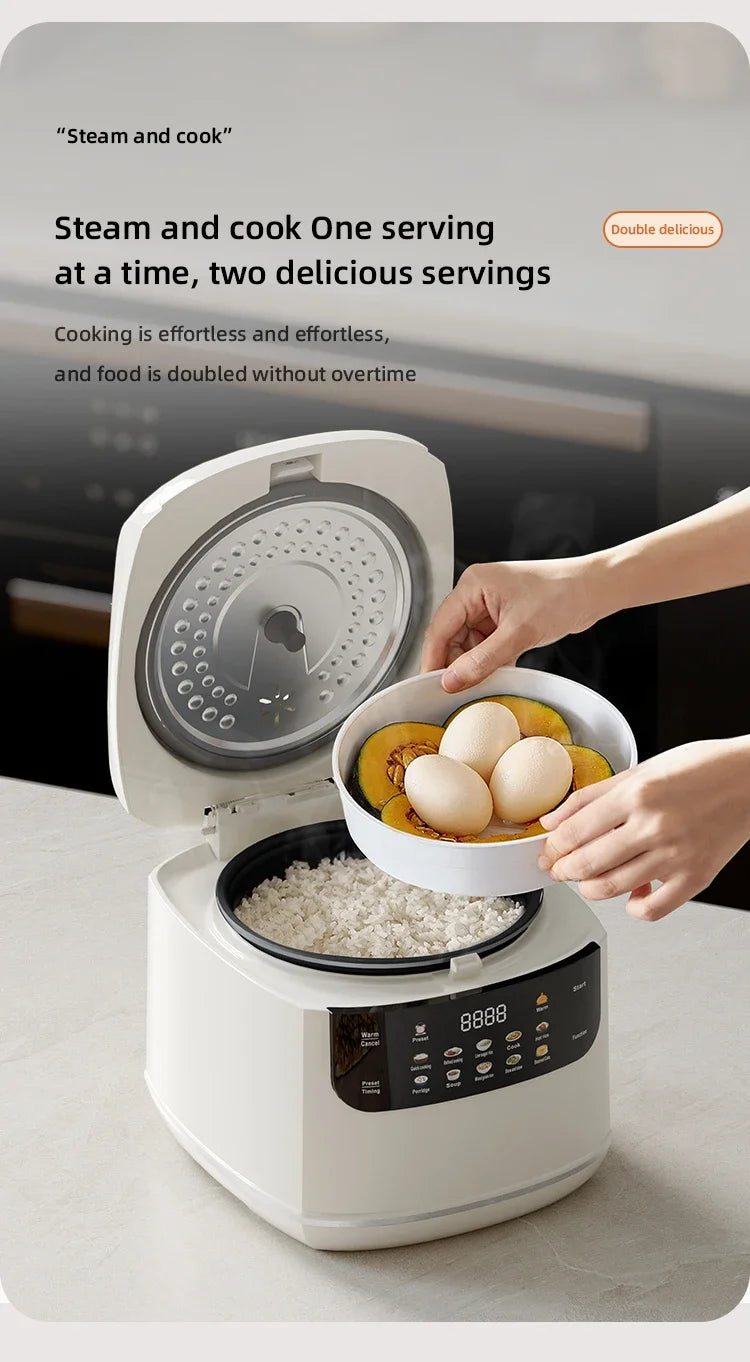 Panela Elétrica Inteligente 2L Antiaderente para Arroz Sopa e Vegetais - Foto 17