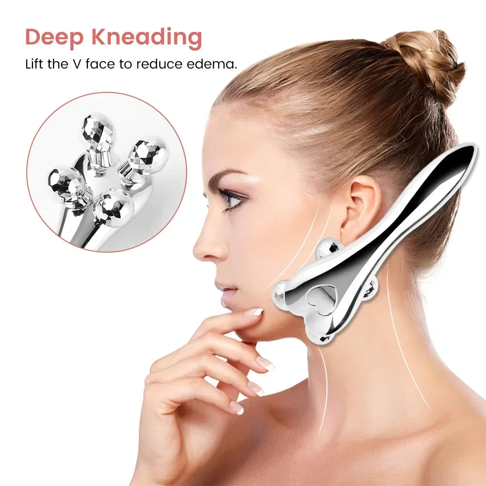 Massageador Facial 4D Giratório Lifting e Antirrugas 2
