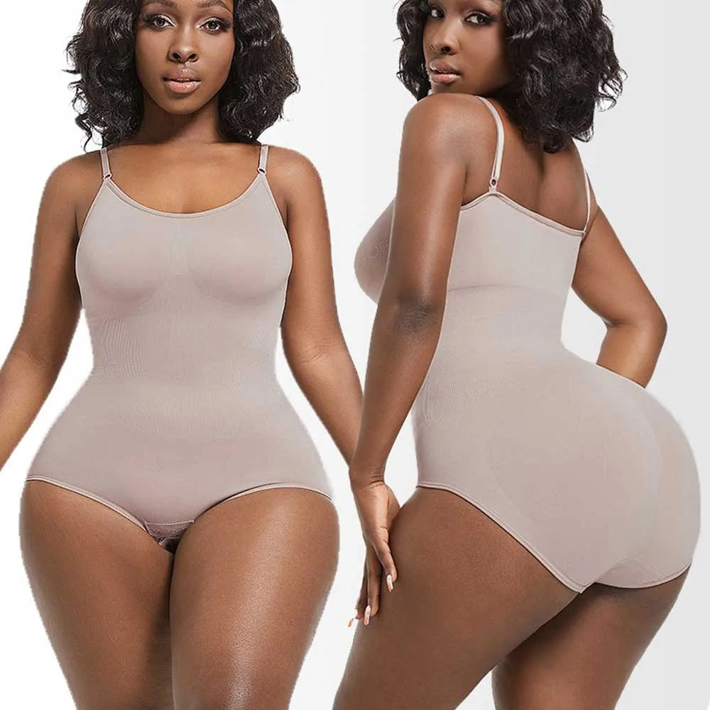 Body Modelador Feminino Redutor Abdômen Alça Ajustável 1