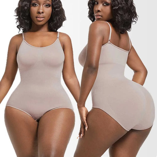 Body Modelador Feminino Redutor Abdômen Alça Ajustável 1