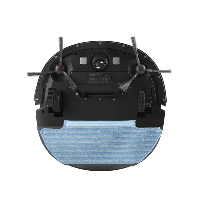 Robô aspirador inteligente com WiFi e tanque de água em fundo branco