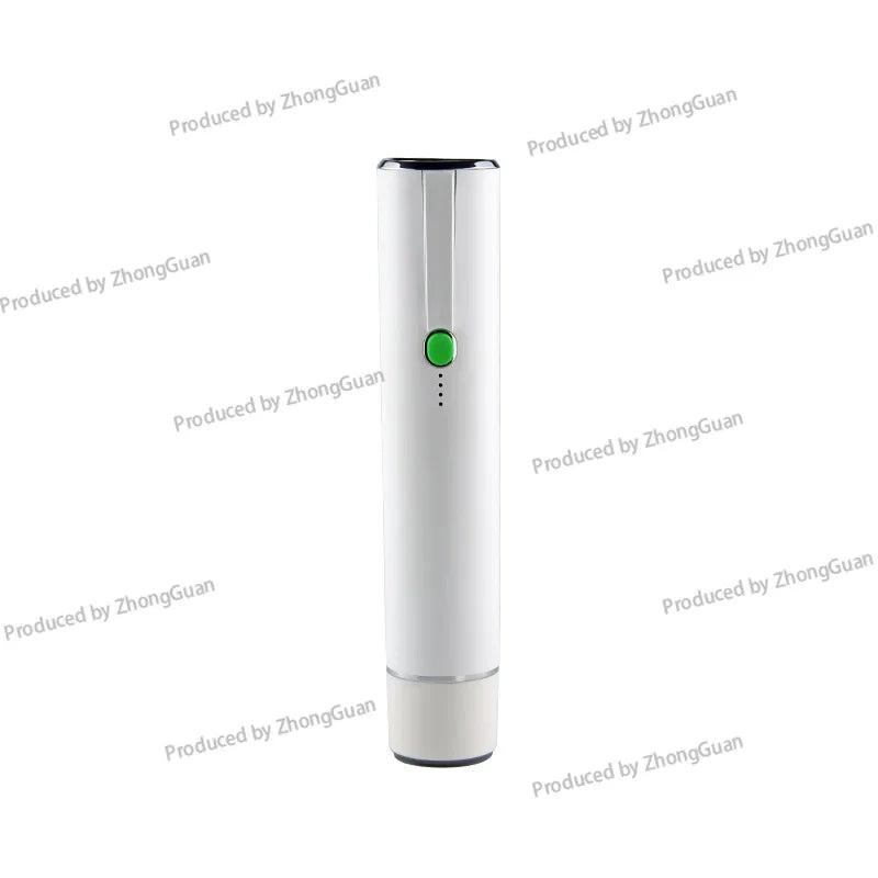 Seladora a vácuo portátil manual elétrica para alimentos em fundo branco