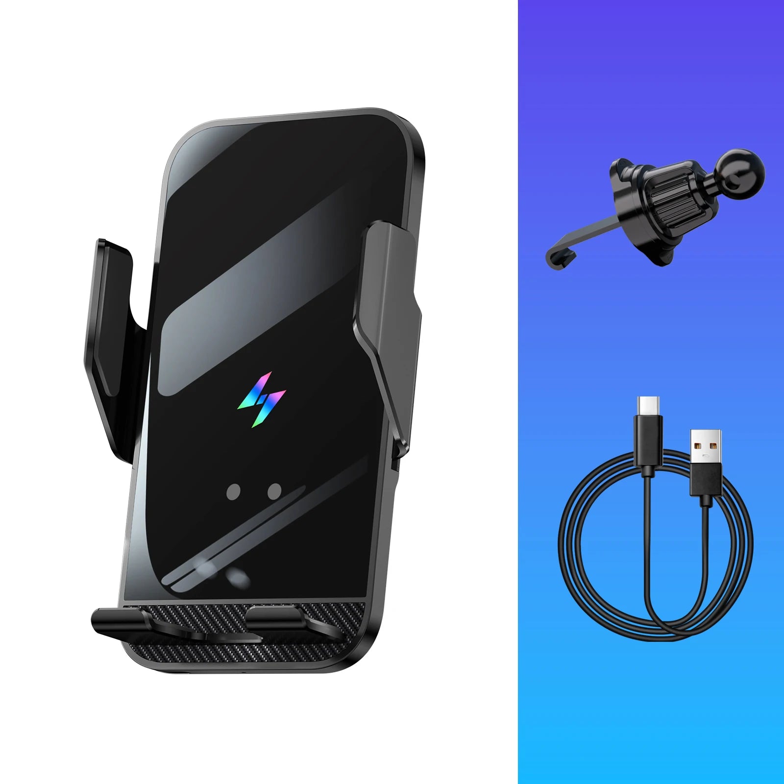 Suporte Veicular para Celular com Carregador Sem Fio Sensor - Foto 19