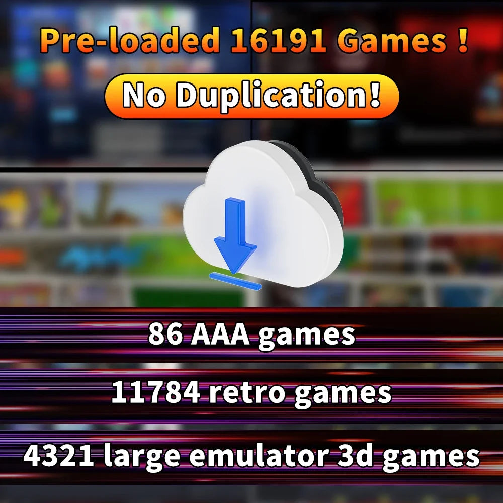 Portable Retro Gaming SSD 80+Emulators for PS5/PS4/PS3/PS2/XBOX One/SWITCH/WII/DC 16191 Games Launchbox＆Retrobat＆Playnite for PC - foto 4