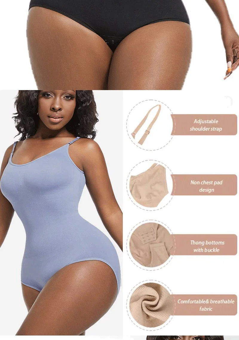 Body Modelador Feminino Redutor Abdômen Alça Ajustável - Foto 14