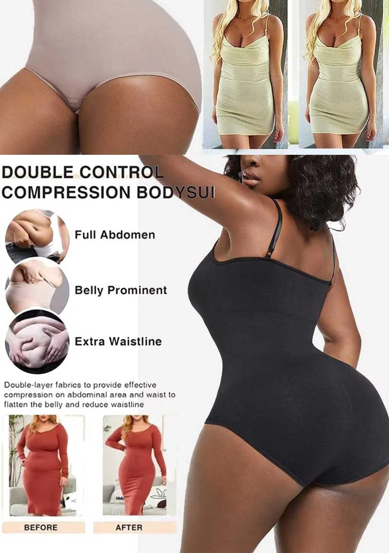 Body Modelador Feminino Redutor Abdômen Alça Ajustável - Foto 19