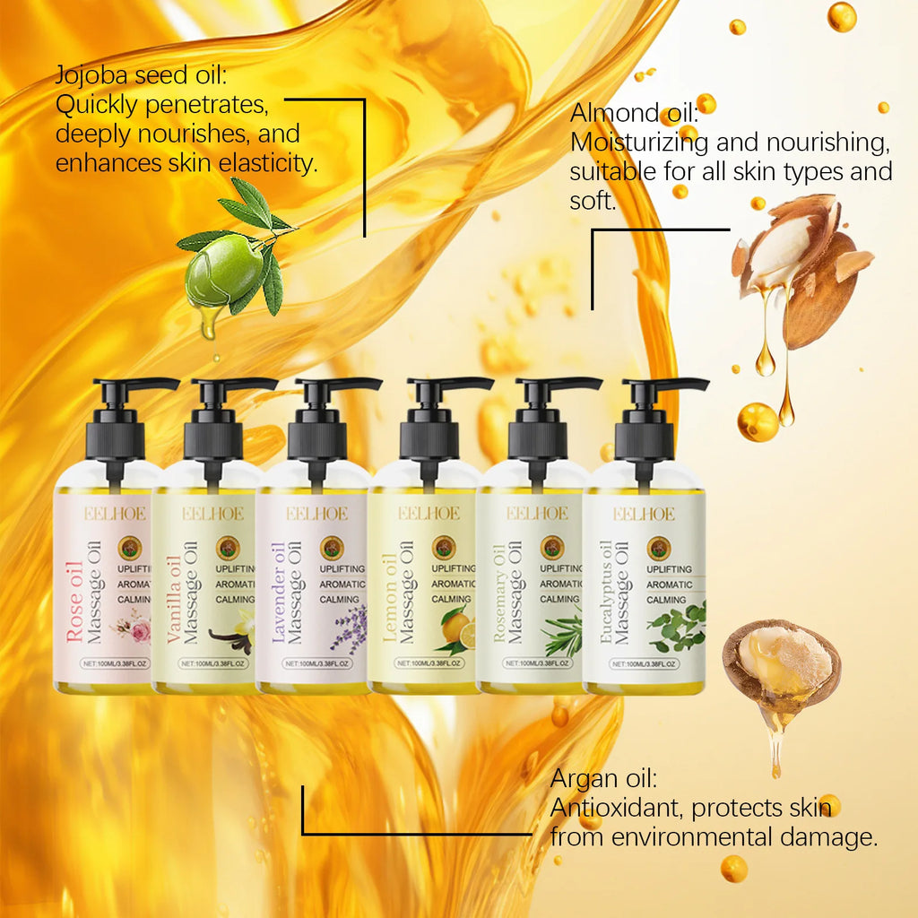 Óleo de Massagem Corporal Relaxante 500ml Profissional 9