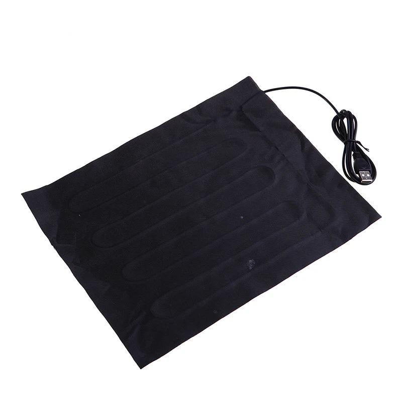 Tapete aquecido USB para pet inverno quente em fundo branco