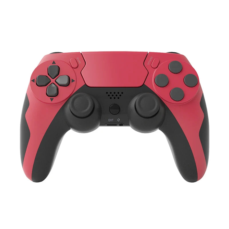 Controle gamer bluetooth sem fio vibração em fundo branco