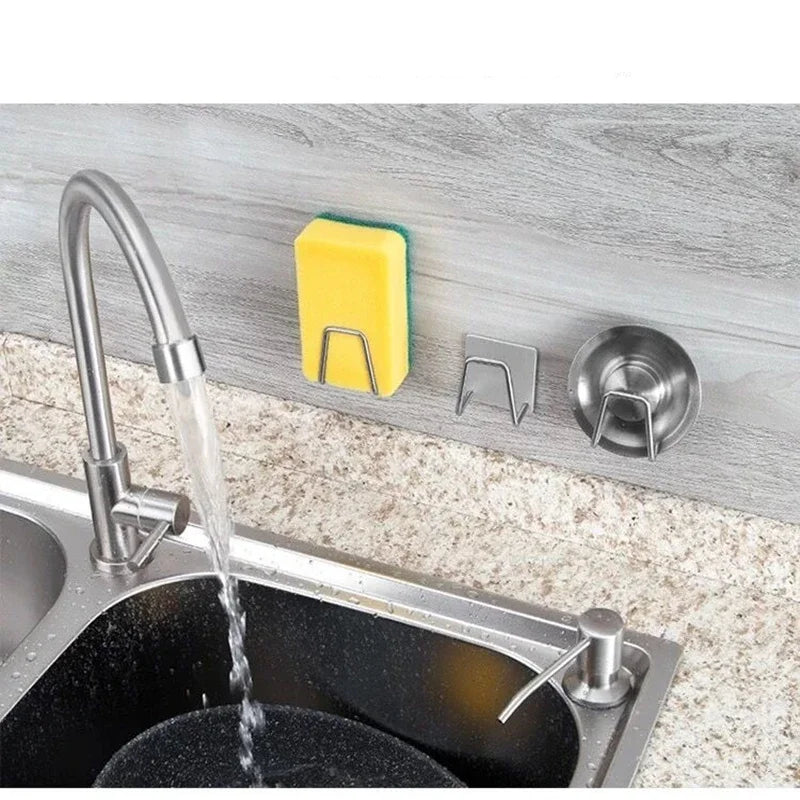 Organizador de Pia de Cozinha Aço Inox Adesivo - Foto 12