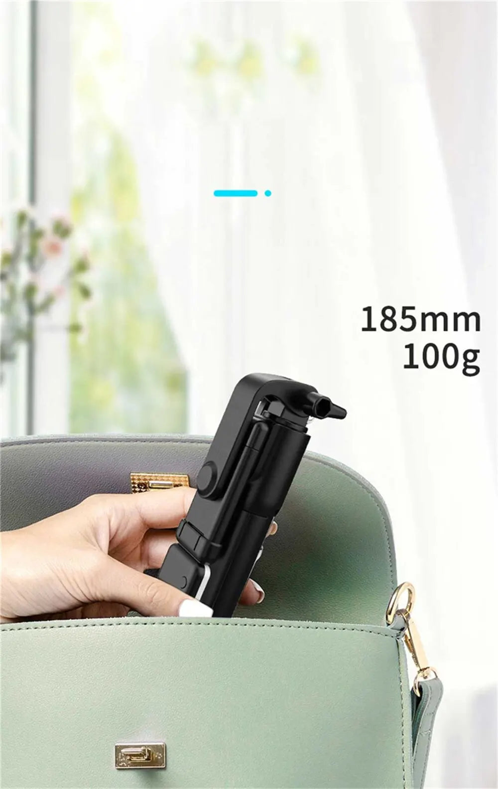 Tripé Selfie Bluetooth com Controle Remoto e Luz LED Ring - Foto 18