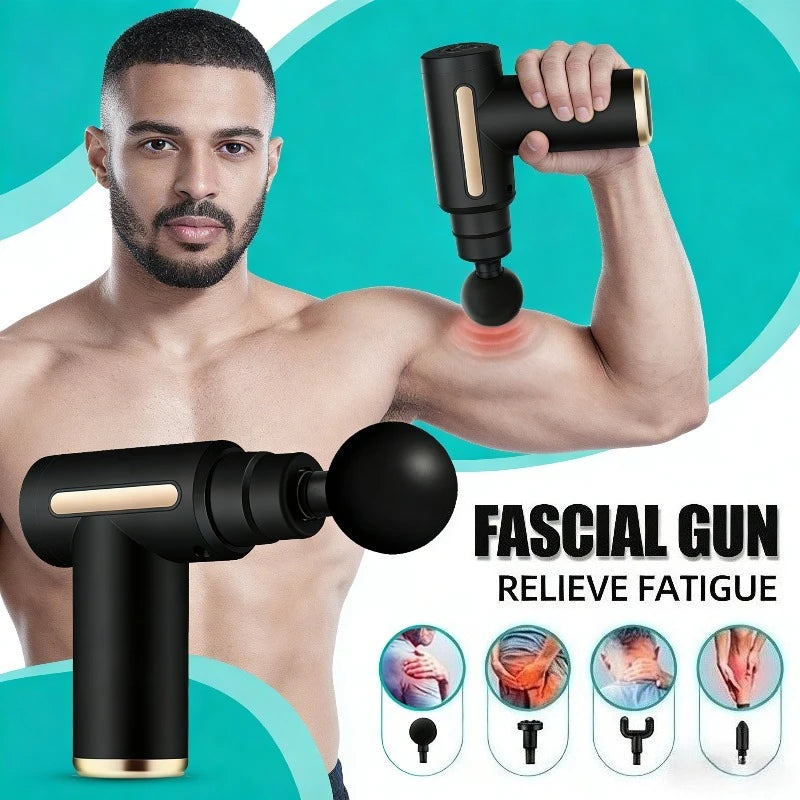 Pistola Massagem Percussão Mini Portátil Recarregável USB 2
