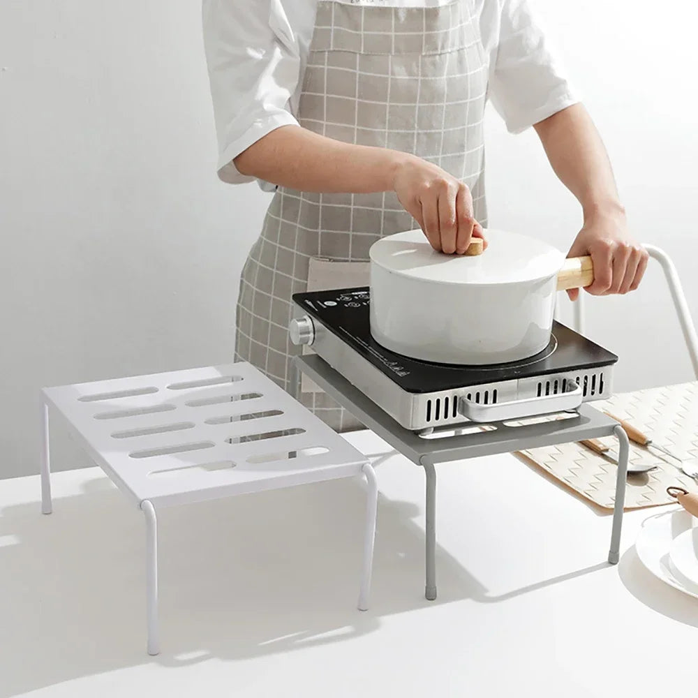 Prateleira Expansível Cozinha Organizador Temperos Dupla Camada 4