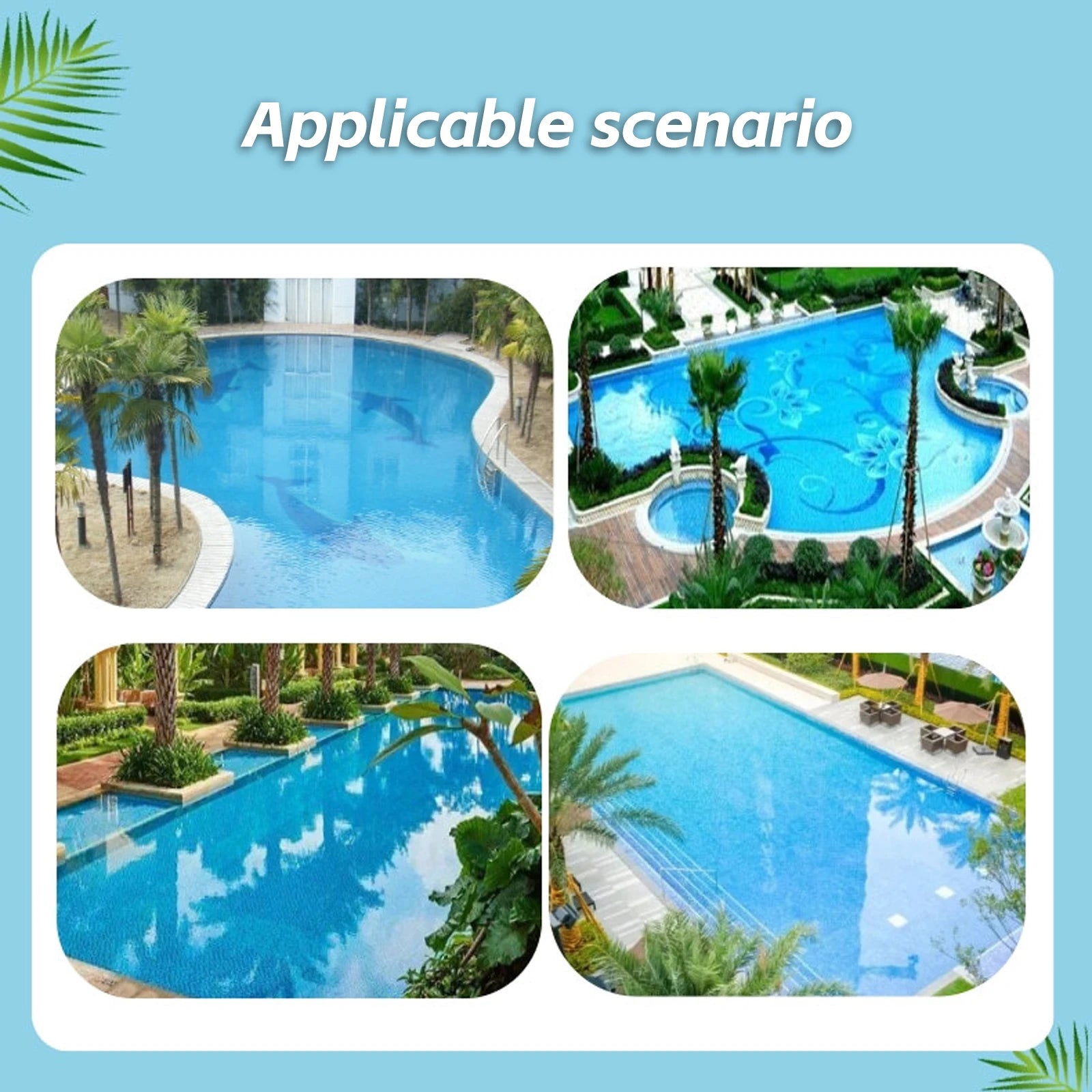 Robô limpador de piscina automático sem fio em fundo branco