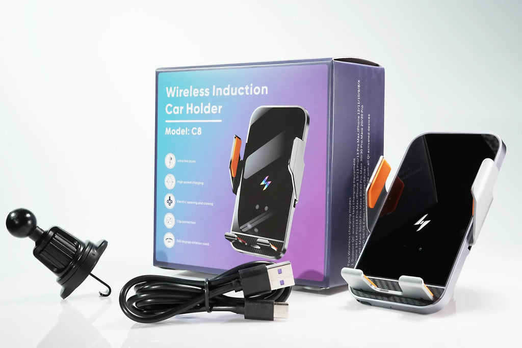 Suporte Veicular para Celular com Carregador Sem Fio Sensor - Foto 18
