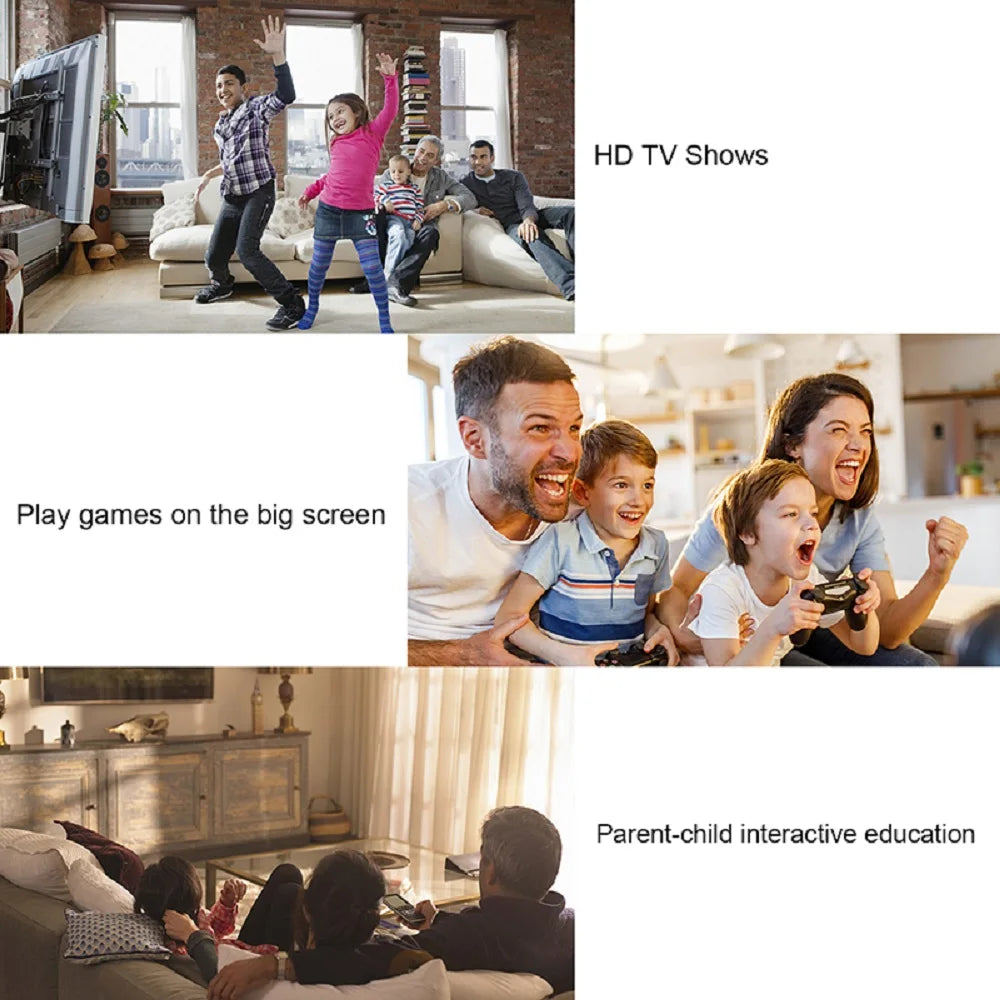 TV Box Android Smart 8K HDMI WiFi em fundo branco