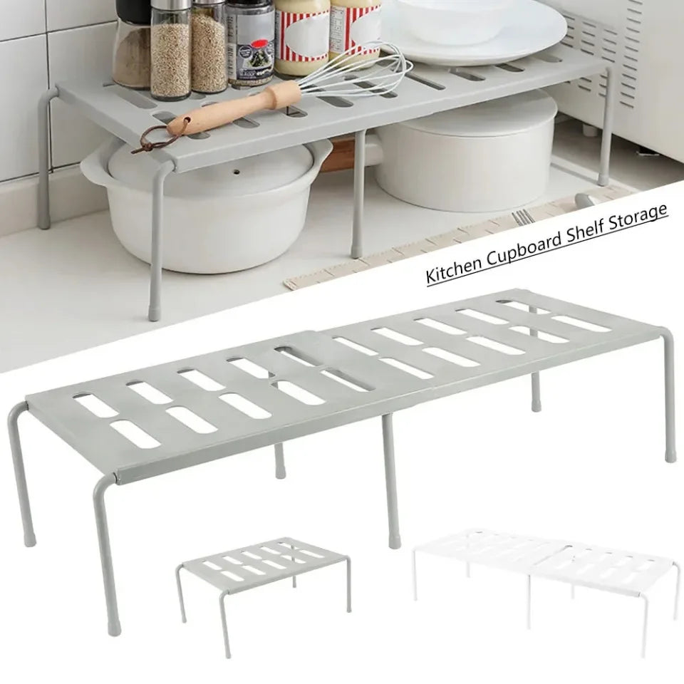 Prateleira Expansível Cozinha Organizador Temperos Dupla Camada 7