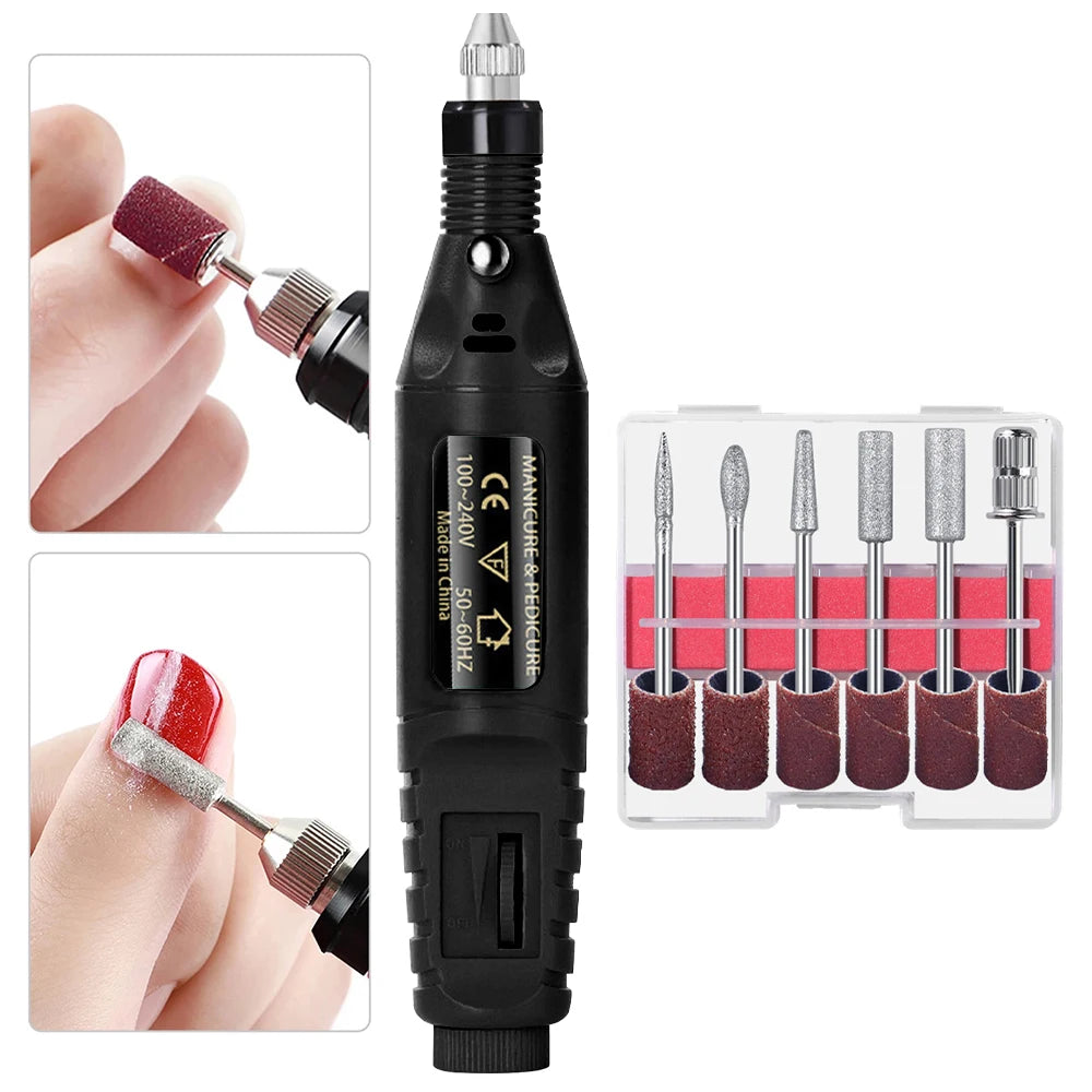 Kit Manicure Pedicure Elétrico com Lixas Intercambiáveis - Foto 18