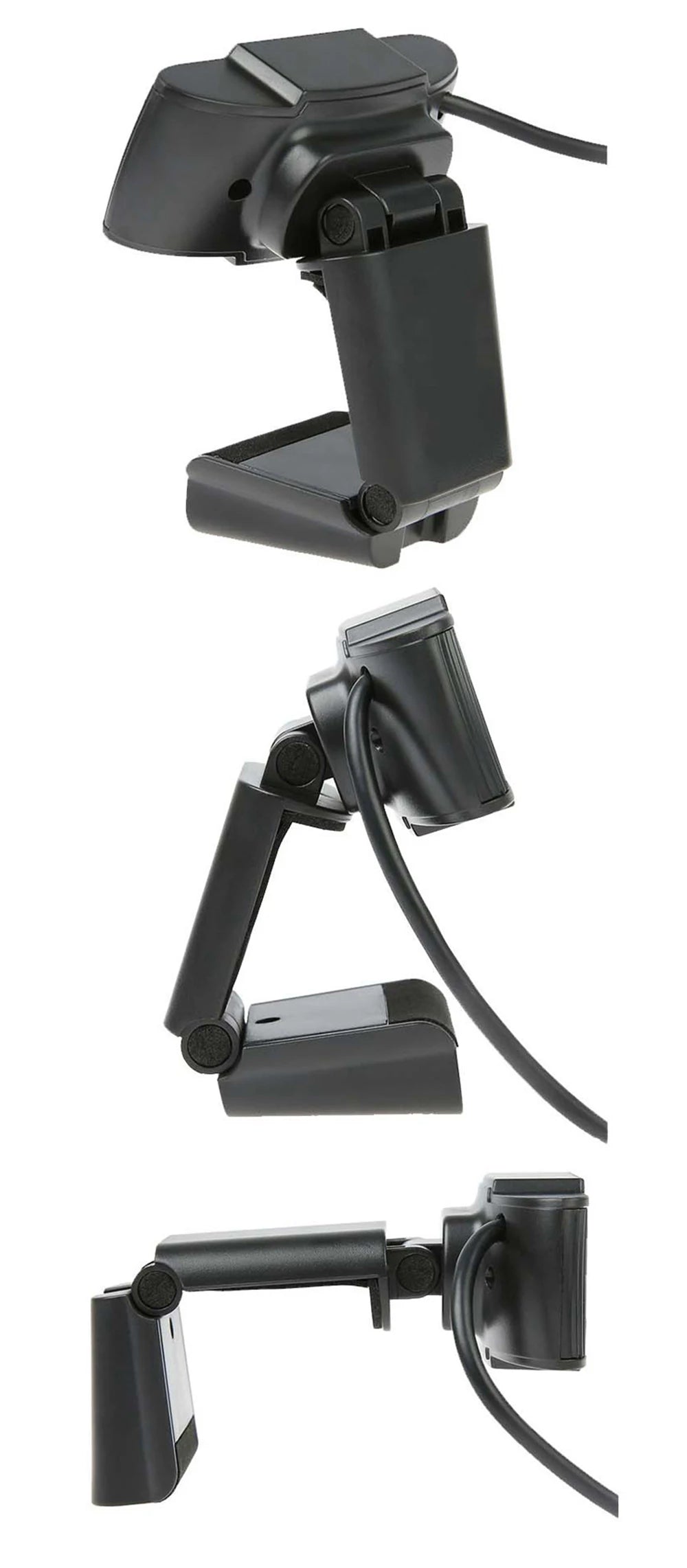 Webcam HD 1080P USB com microfone em fundo branco