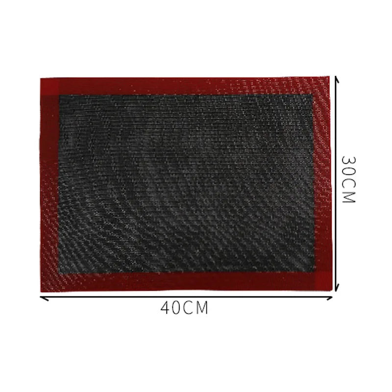 Tapete de silicone para forno 30x40 cm antiaderente reutilizável em fundo branco