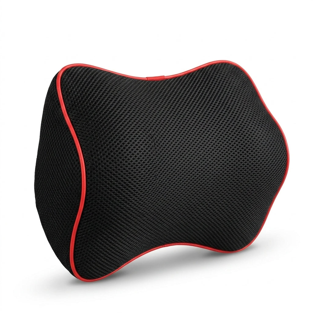 Apoio de Cabeça de Carro Memory Foam Pescoço Conforto em fundo branco