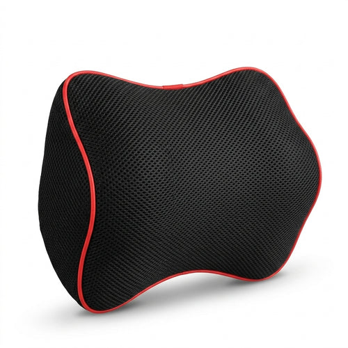 Apoio de Cabeça de Carro Memory Foam Pescoço Conforto em fundo branco