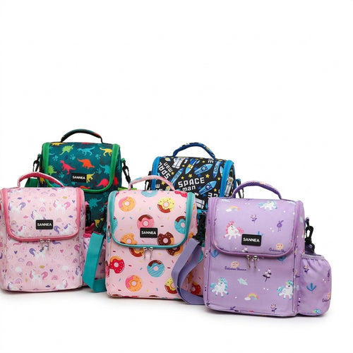 Bolsa Térmica Marmita Isolada Impermeável com Alça em fundo branco
