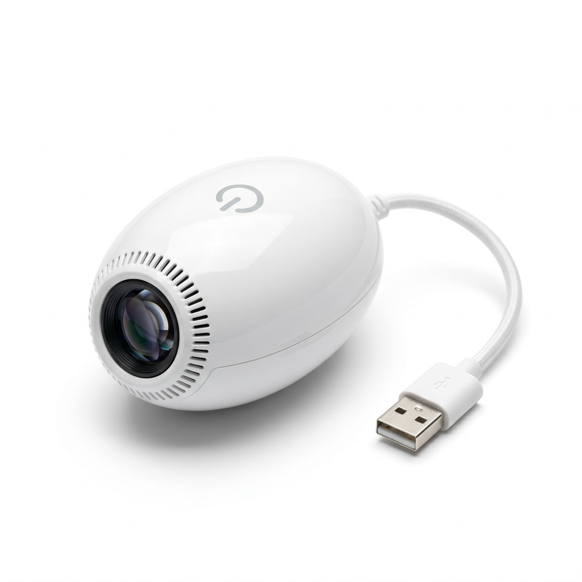 Projetor Galaxia USB em fundo branco